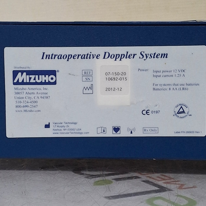 Mizuho OSI Mizuho OSI 07-150-20 Intraoperative Doppler System Surgical Equipment reLink Medical