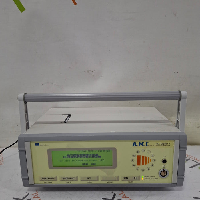 AMI, Inc Hal-II Ultrasound Doppler