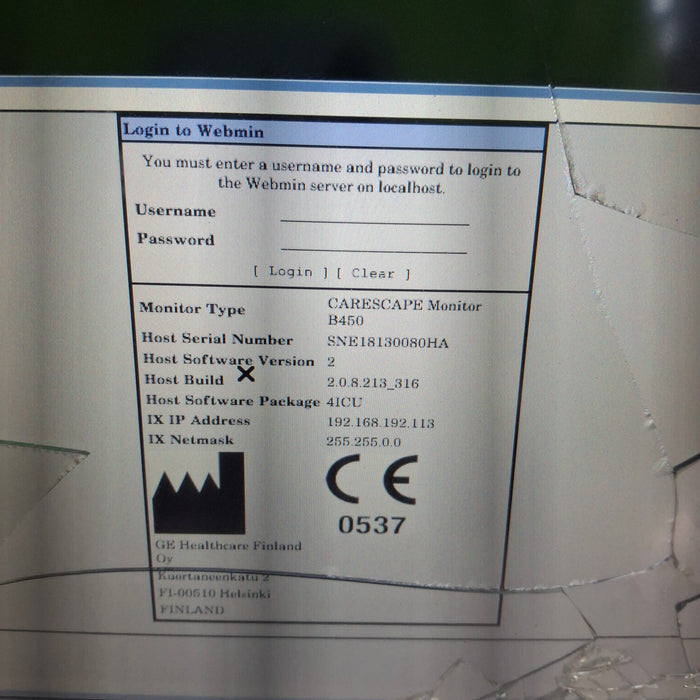 GE Healthcare GE Healthcare Carescape B450 Critical Care Patient Monitor Patient Monitors reLink Medical