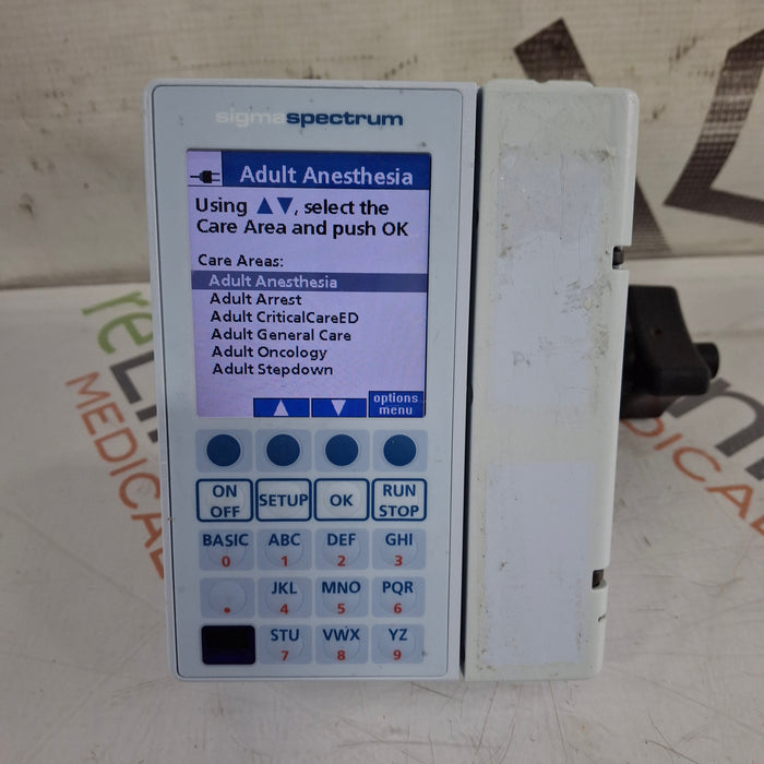 Baxter Sigma Spectrum 8.01.01 w/o Battery Infusion Pump
