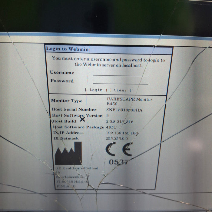 GE Healthcare GE Healthcare Carescape B450 Critical Care Patient Monitor Patient Monitors reLink Medical