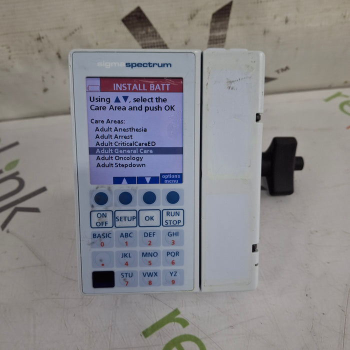 Baxter Baxter Sigma Spectrum 8.01.00 w/o Battery Infusion Pump Infusion Pump reLink Medical