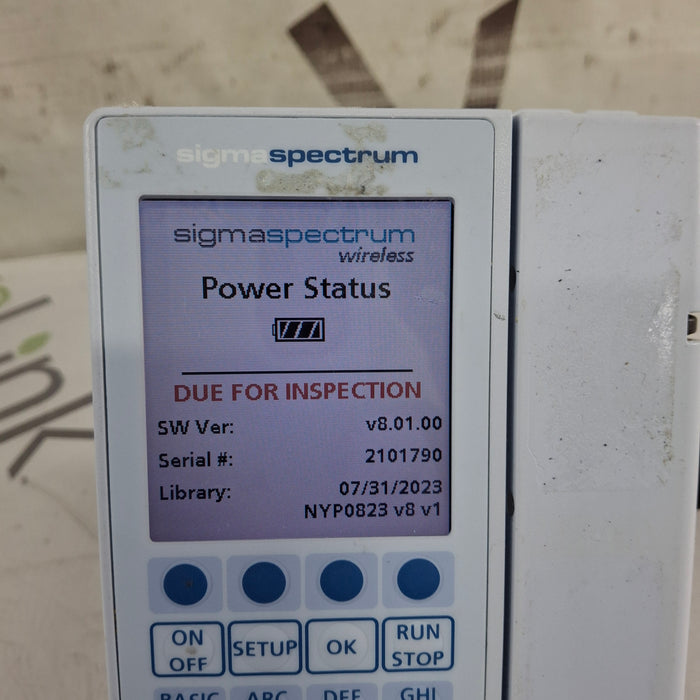 Baxter Baxter Sigma Spectrum 8.01.00 w/o Battery Infusion Pump Infusion Pump reLink Medical