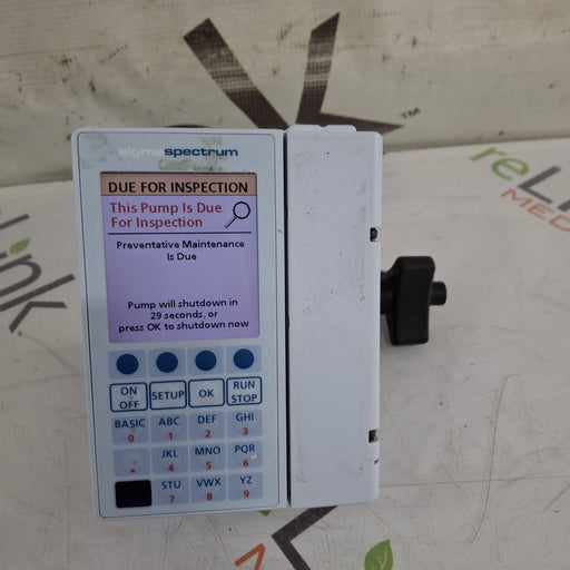 Baxter Baxter Sigma Spectrum 8.01.00 w/o Battery Infusion Pump Infusion Pump reLink Medical