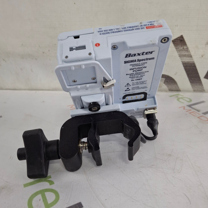 Baxter Baxter Sigma Spectrum 8.01.00 w/o Battery Infusion Pump Infusion Pump reLink Medical