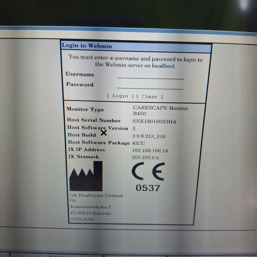 GE Healthcare GE Healthcare Carescape B450 Critical Care Patient Monitor Patient Monitors reLink Medical