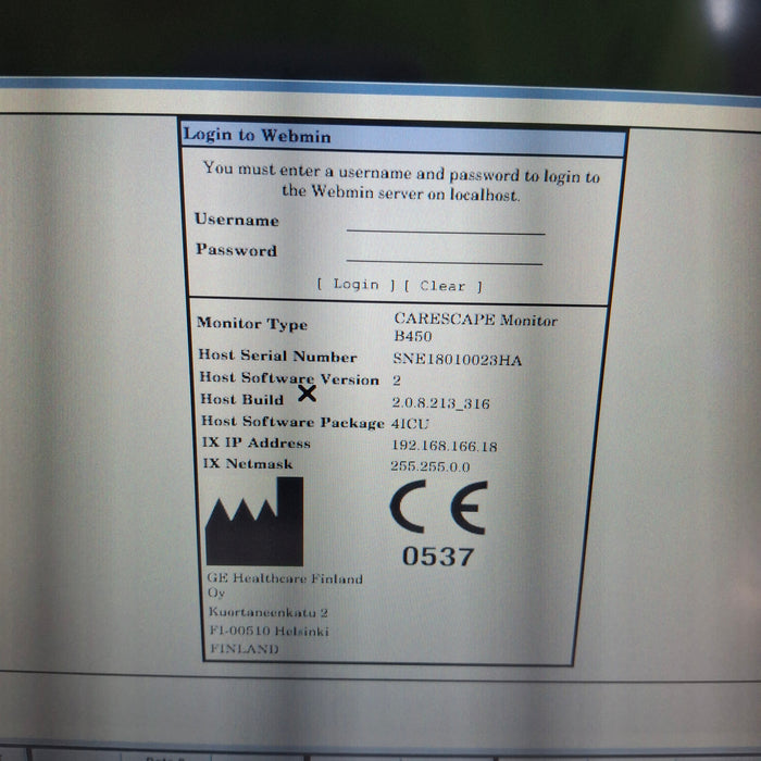 GE Healthcare GE Healthcare Carescape B450 Critical Care Patient Monitor Patient Monitors reLink Medical