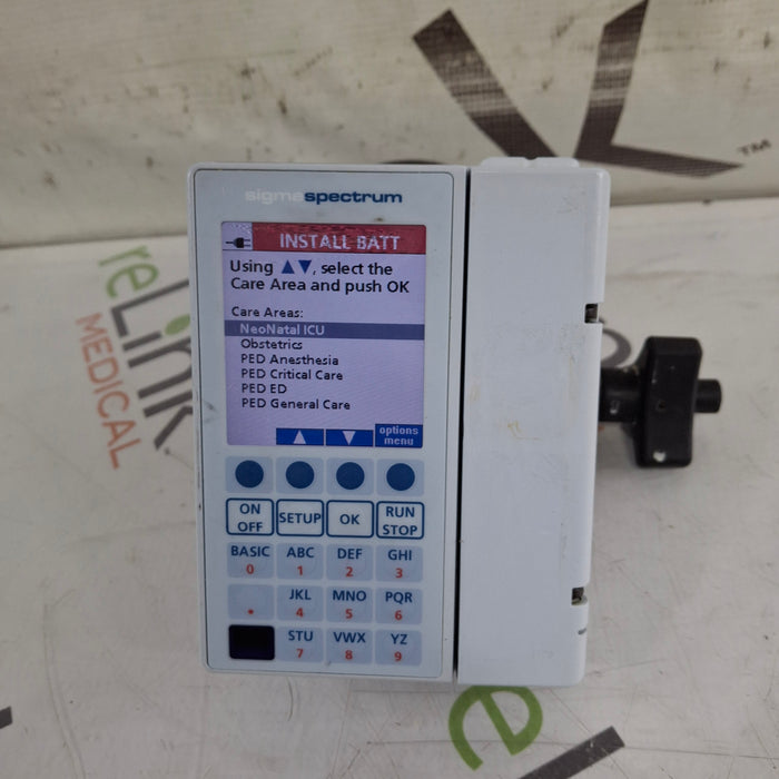 Baxter Sigma Spectrum 8.01.00 w/o Battery Infusion Pump