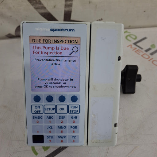 Baxter Baxter Sigma Spectrum 8.01.00 w/o Battery Infusion Pump Infusion Pump reLink Medical