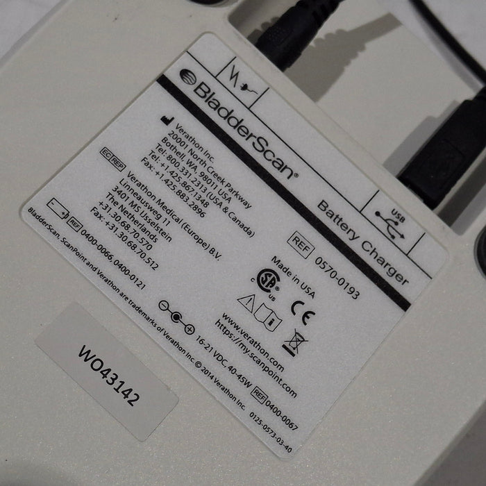 Verathon Medical, Inc Verathon Medical, Inc BladderScan 0570-0193 Battery Charger Surgical Equipment reLink Medical