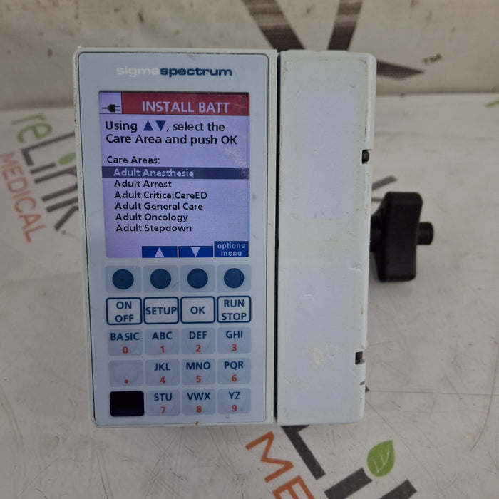 Baxter Baxter Sigma Spectrum 8.00.03 w/o Battery Infusion Pump Infusion Pump reLink Medical