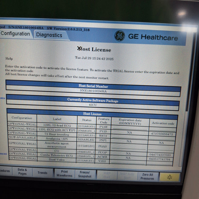 GE Healthcare GE Healthcare Carescape B450 Critical Care Patient Monitor Patient Monitors reLink Medical