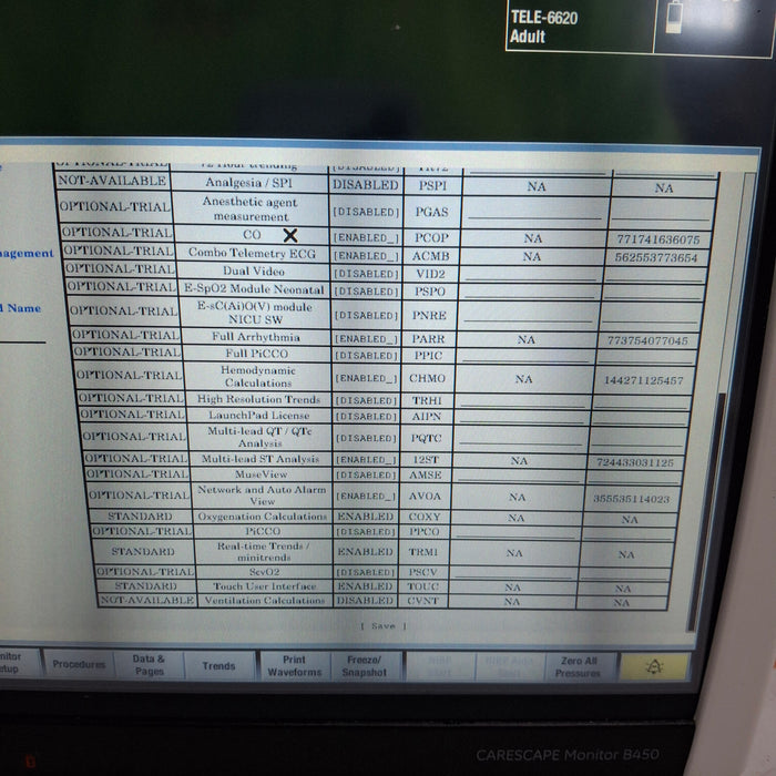 GE Healthcare GE Healthcare Carescape B450 Critical Care Patient Monitor Patient Monitors reLink Medical