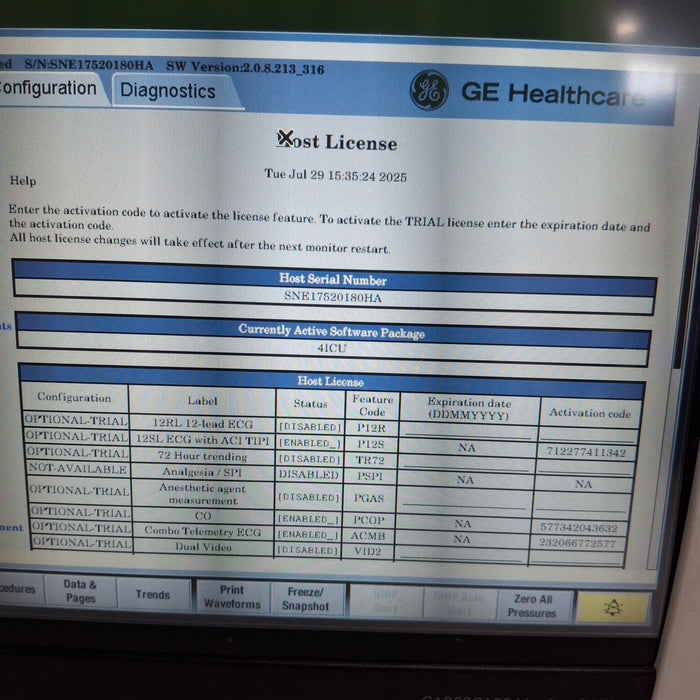 GE Healthcare GE Healthcare Carescape B450 Critical Care Patient Monitor Patient Monitors reLink Medical
