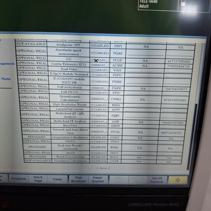 GE Healthcare GE Healthcare Carescape B450 Critical Care Patient Monitor Patient Monitors reLink Medical