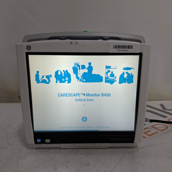 GE Healthcare Carescape B450 Critical Care Patient Monitor