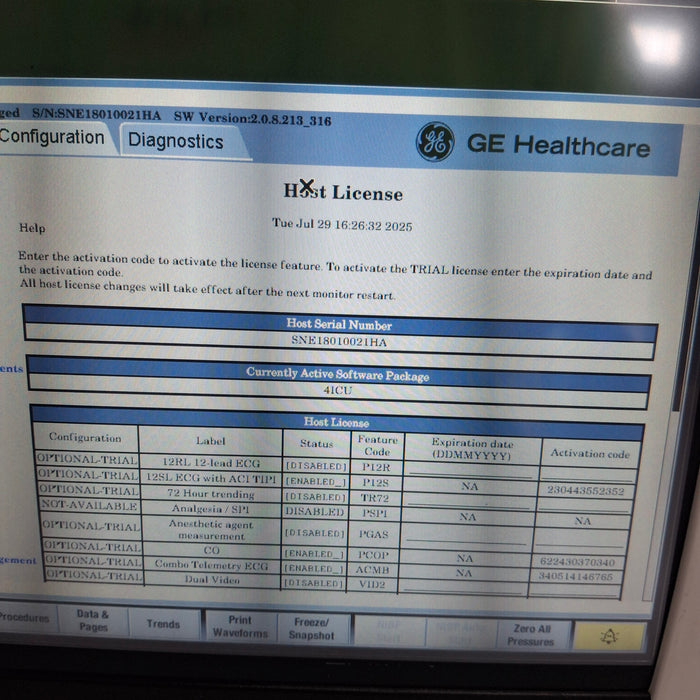 GE Healthcare GE Healthcare Carescape B450 Critical Care Patient Monitor Patient Monitors reLink Medical