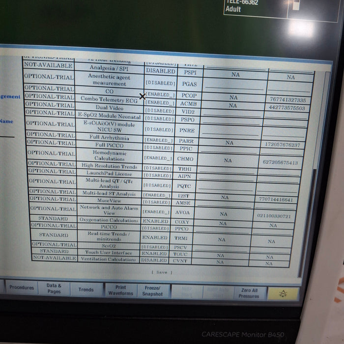 GE Healthcare GE Healthcare Carescape B450 Critical Care Patient Monitor Patient Monitors reLink Medical