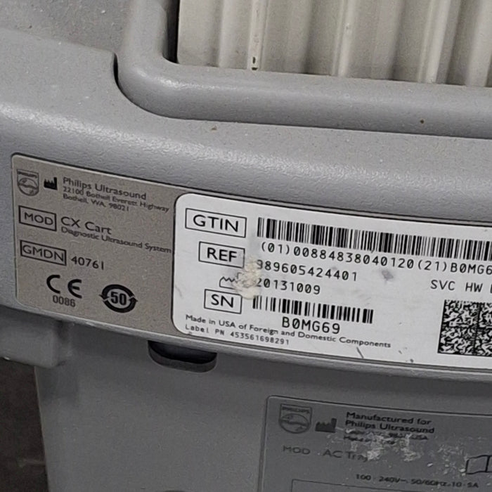 Philips CX Ultrasound Cart