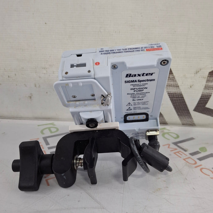 Baxter Baxter Sigma Spectrum 8.01.00 w/o Battery Infusion Pump Infusion Pump reLink Medical