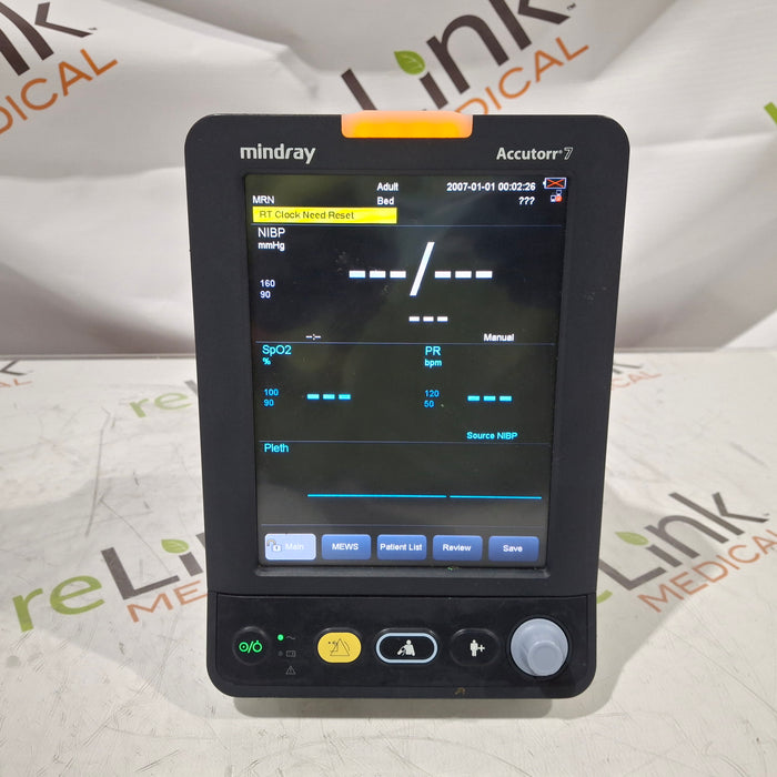 Mindray Mindray Accutorr 7 Vital Signs Monitor Patient Monitors reLink Medical