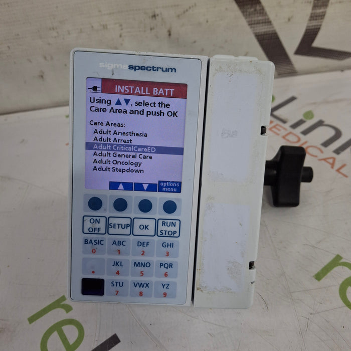 Baxter Baxter Sigma Spectrum 8.01.00 w/o Battery Infusion Pump Infusion Pump reLink Medical