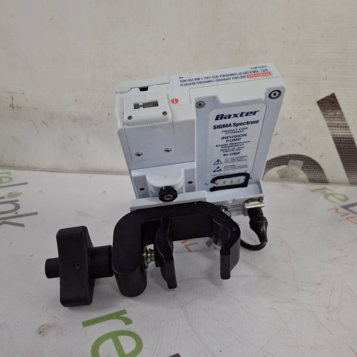 Baxter Baxter Sigma Spectrum 8.01.00 w/o Battery Infusion Pump Infusion Pump reLink Medical