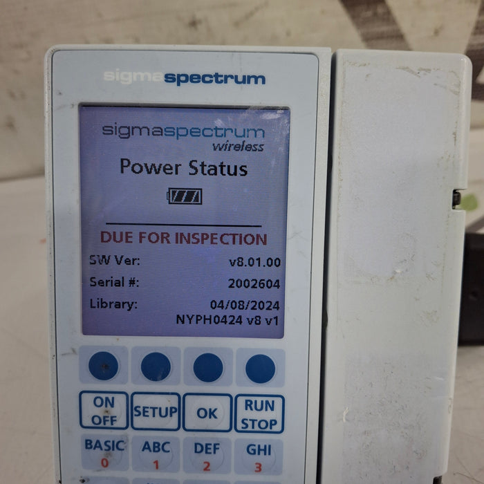 Baxter Baxter Sigma Spectrum 8.01.00 w/o Battery Infusion Pump Infusion Pump reLink Medical