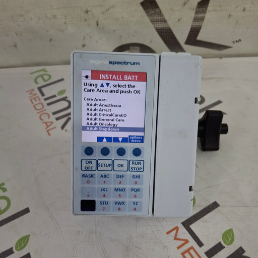 Baxter Baxter Sigma Spectrum 8.01.00 w/o Battery Infusion Pump Infusion Pumps reLink Medical