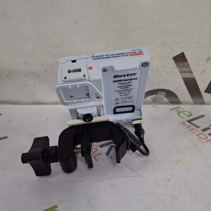 Baxter Baxter Sigma Spectrum 8.01.00 w/o Battery Infusion Pump Infusion Pump reLink Medical