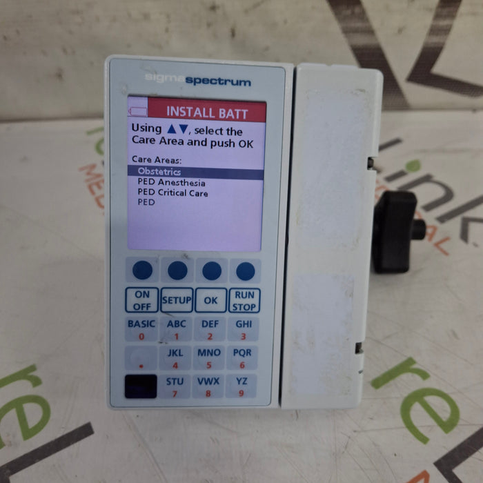 Baxter Baxter Sigma Spectrum 8.01.00 w/o Battery Infusion Pump Infusion Pump reLink Medical