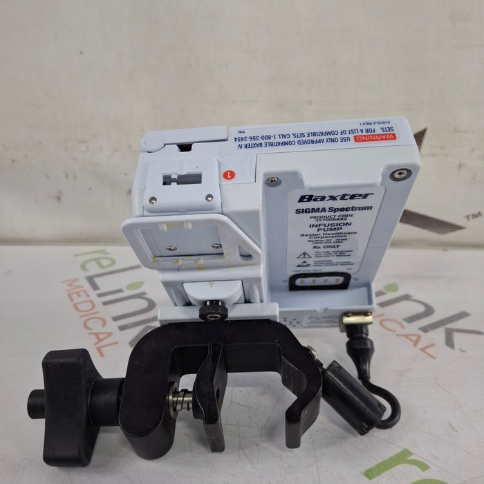 Baxter Baxter Sigma Spectrum 8.01.00 w/o Battery Infusion Pump Infusion Pump reLink Medical