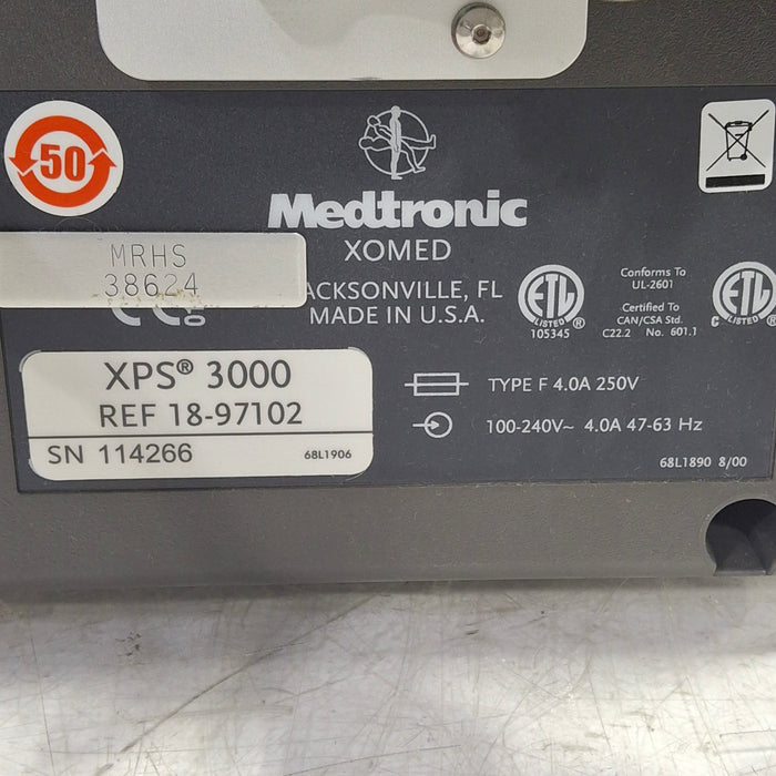 Medtronic Medtronic XOMED XPS 3000 Shaver Console Surgical Equipment reLink Medical