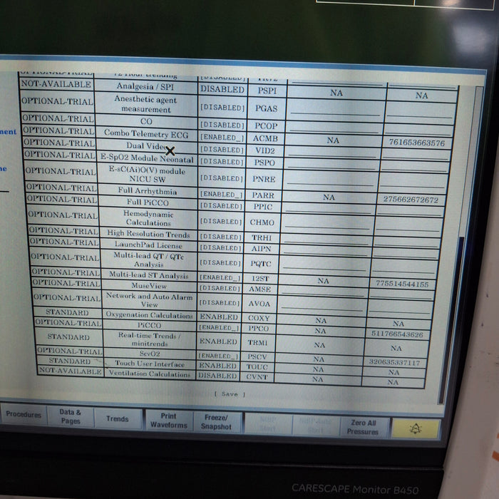 GE Healthcare GE Healthcare Carescape B450 Critical Care Patient Monitor Patient Monitors reLink Medical