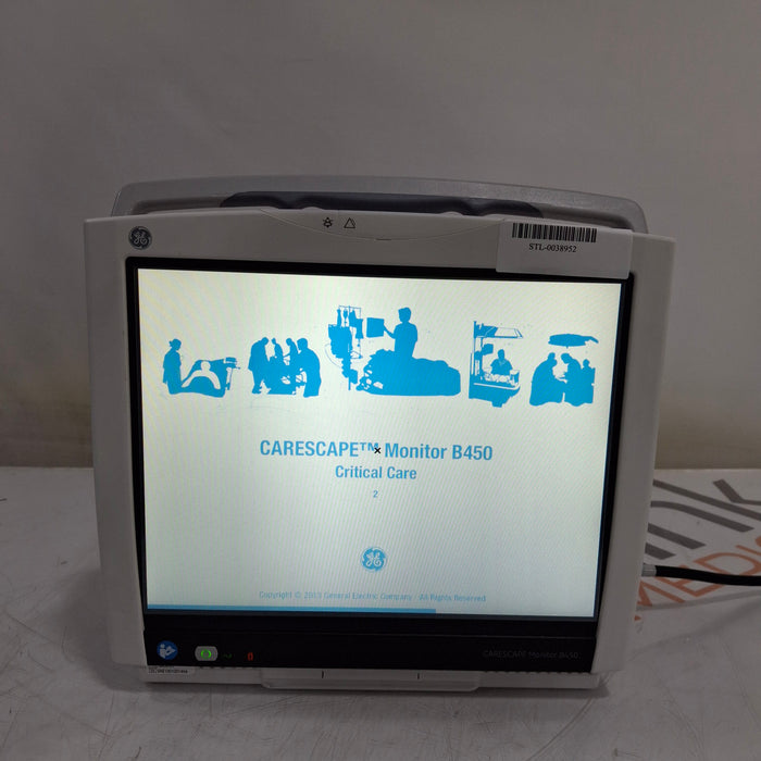 GE Healthcare Carescape B450 Critical Care Patient Monitor