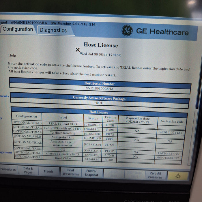 GE Healthcare GE Healthcare Carescape B450 Critical Care Patient Monitor Patient Monitors reLink Medical