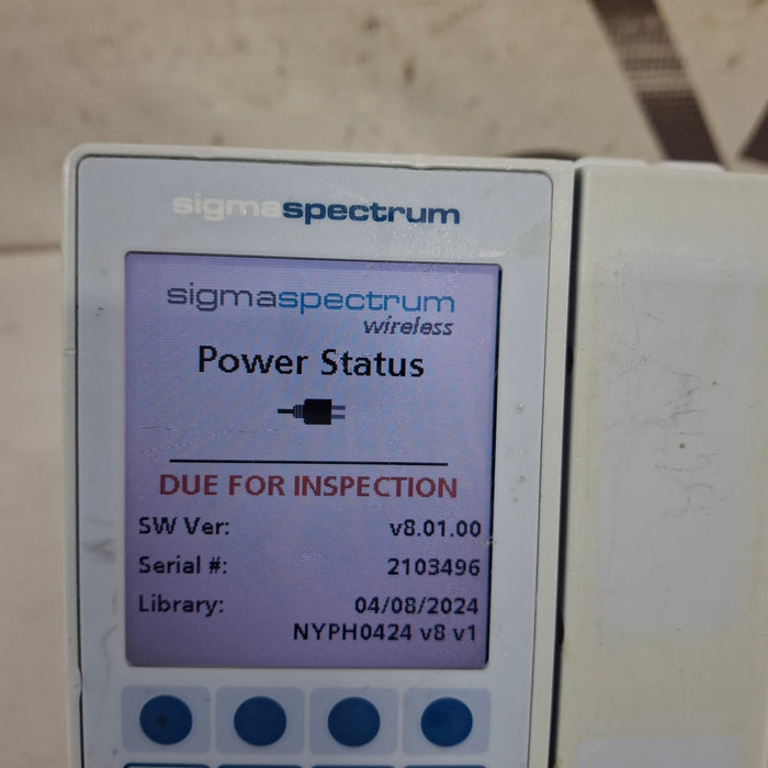 Baxter Baxter Sigma Spectrum 8.01.00 w/o Battery Infusion Pump Infusion Pumps reLink Medical