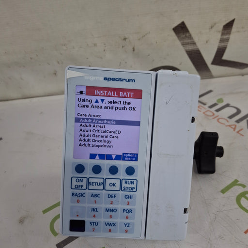 Baxter Baxter Sigma Spectrum 8.01.00 w/o Battery Infusion Pump Infusion Pump reLink Medical
