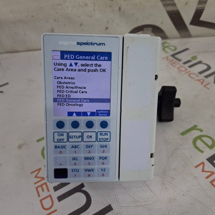 Baxter Baxter Sigma Spectrum 8.01.00 w/o Battery Infusion Pump Infusion Pump reLink Medical