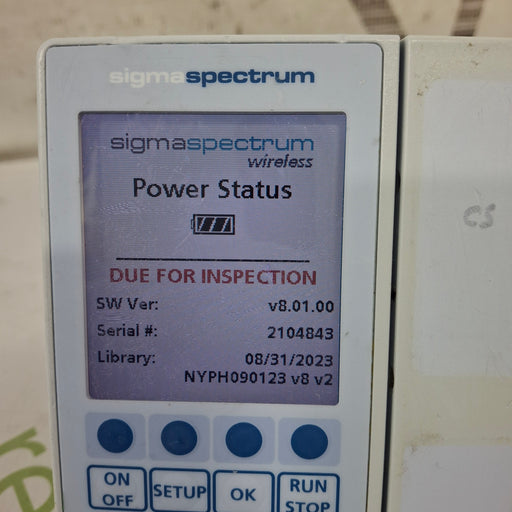 Baxter Baxter Sigma Spectrum 8.01.00 w/o Battery Infusion Pump Infusion Pumps reLink Medical