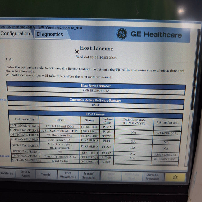 GE Healthcare GE Healthcare Carescape B450 Emergency Care Patient Monitor Patient Monitors reLink Medical