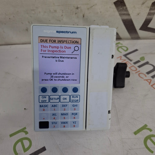 Baxter Baxter Sigma Spectrum 8.01.00 w/o Battery Infusion Pump Infusion Pump reLink Medical