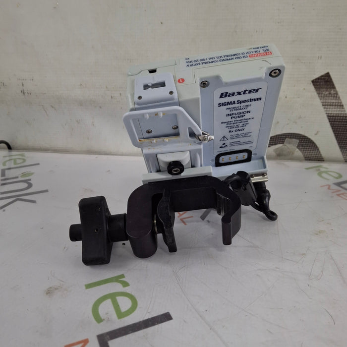 Baxter Baxter Sigma Spectrum 8.01.00 w/o Battery Infusion Pump Infusion Pump reLink Medical