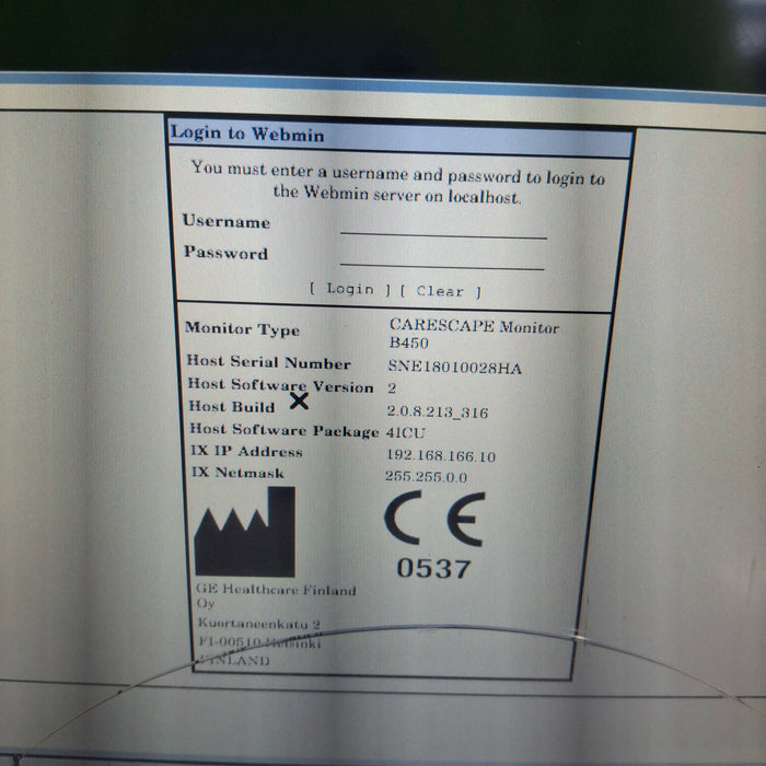 GE Healthcare GE Healthcare Carescape B450 Critical Care Patient Monitor Patient Monitors reLink Medical