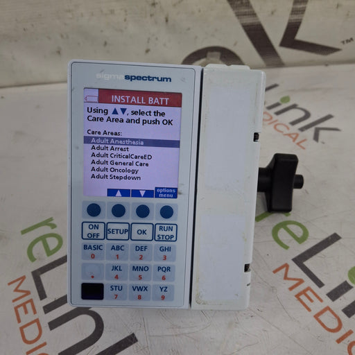 Baxter Baxter Sigma Spectrum 8.01.00 w/o Battery Infusion Pump Infusion Pumps reLink Medical