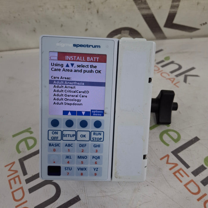 Baxter Baxter Sigma Spectrum 8.01.00 w/o Battery Infusion Pump Infusion Pumps reLink Medical