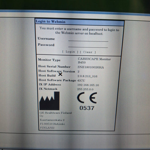 GE Healthcare GE Healthcare Carescape B450 Critical Care Patient Monitor Patient Monitors reLink Medical