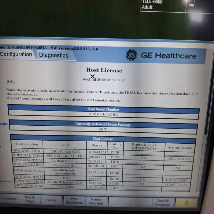 GE Healthcare GE Healthcare Carescape B450 Critical Care Patient Monitor Patient Monitors reLink Medical