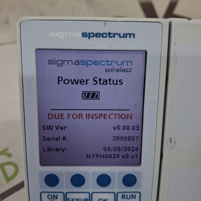 Baxter Baxter Sigma Spectrum 8.00.03 w/o Battery Infusion Pump Infusion Pump reLink Medical