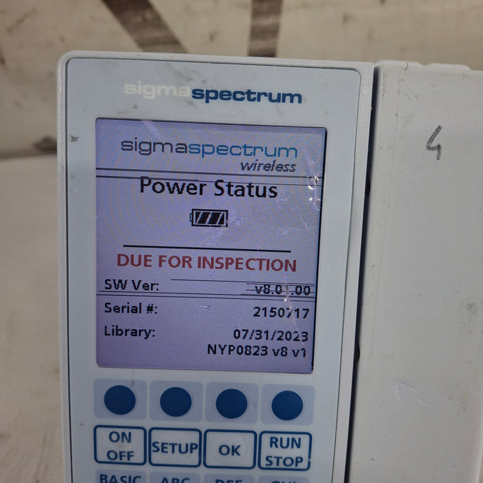 Baxter Baxter Sigma Spectrum 8.01.00 w/o Battery Infusion Pump Infusion Pumps reLink Medical